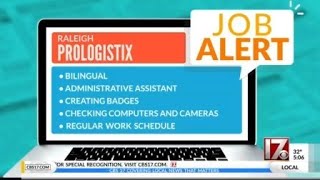 CBS 17 Job Alert - Prologistix is hiring