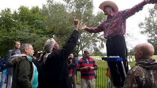 | Zakariya Takes On A Cowboy | Muslim Revert vs Christian Preacher | Speakers Corner |