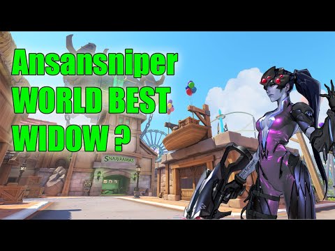 ANSANSNIOER WORLD BEST WIDOW GAMEPLAY - GRAND MASTER OVERWATCH SEASON  23