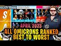 All Omicrons Ranked Best to Worst - April 2023 -  Star Wars: Galaxy of Heroes