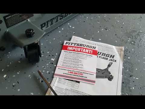 Pittsburgh 3 ton floor jack review