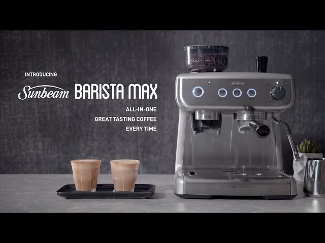 فيديو عن كيفية استخدام مكينة القهوه المنزليه سنبيم باريستا ماكس