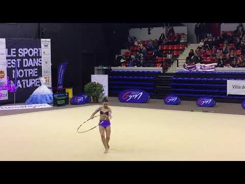 Lola Birkui-Terrazzoni cerceau - Nat A 14/15 ans - France Besançon 2018