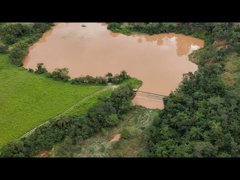 Barragem de contenda Cristália mg onde a copasa tira água pra população 