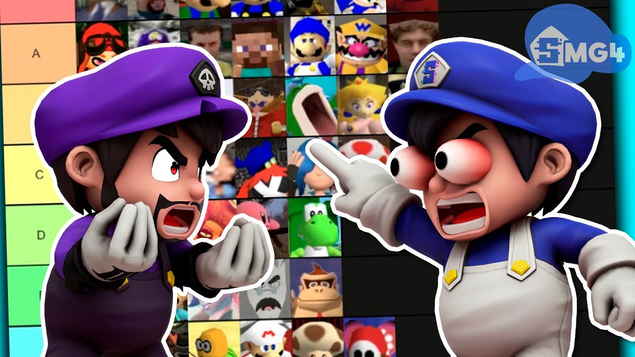 SMG4 and SMG3 Rank SMG4 Characters