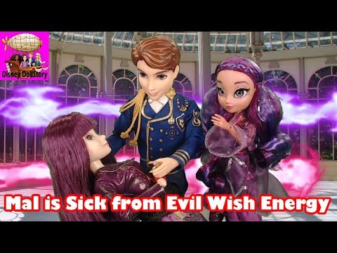 Mal is Sick from Evil Wish Energy - Part 14 - Descendants Star Darlings Disney