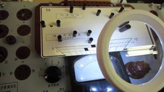 Testing 6J1 EF95 and 6AK5 tubes on a GS-5A tube tester