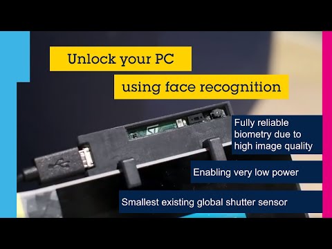 ST@MWC2022 - Windows Hello Login global shutter camera