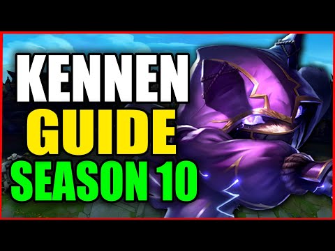 How to Play KENNEN for BEGINNERS (Best Build, Runes, Season 10) S10 Kennen Gameplay Guide
