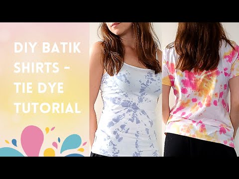 DIY Batik Tutorial for Beginners | Make Colorful Tie-Dye Clothes & Designs | Ronja Ready DIY