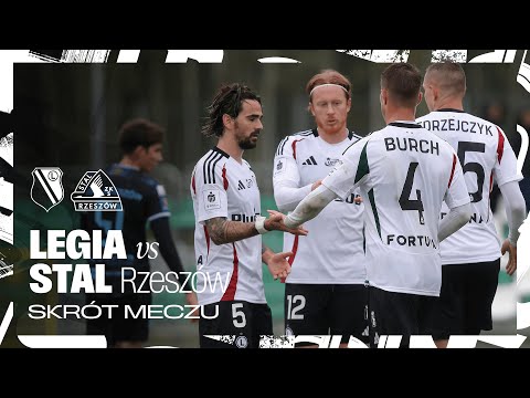 SKRÓT MECZU LEGIA WARSZAWA - STAL RZESZÓW (3:1)