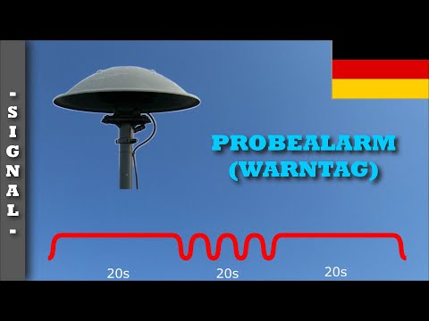 Sirenensignal "Probealarm" Warntag (Deutschland) | E57