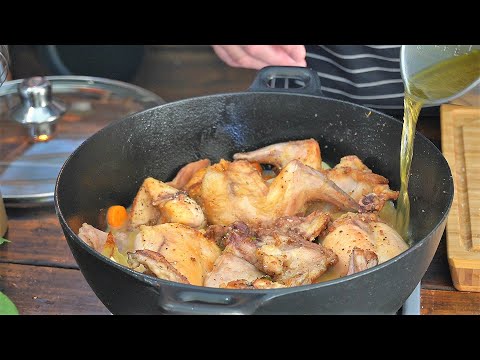 Rabbit stewed in cream / Oddaja aprotucha