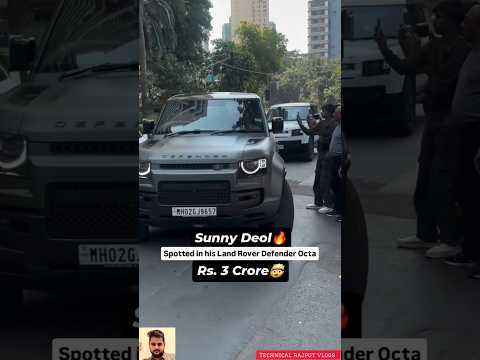 SUNNY DEOL IN DEFENDER OCTA 😎  #Sunnydoel #bobbydeol #defender #shortsviral #trending