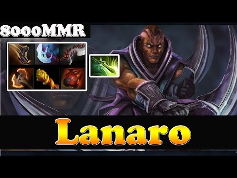Dota 2 - Lanaro 8000 MMR Plays Anti-Mage- Ranked Match Gameplay!