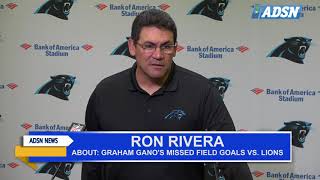 Panthers stand behind Graham Gano (Video)