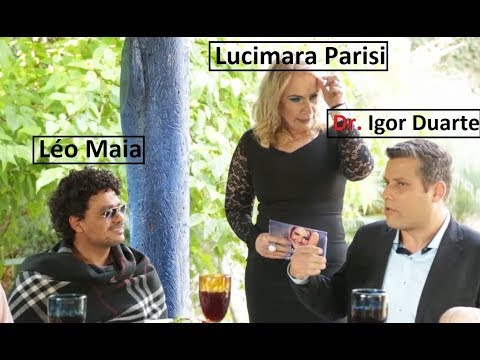 Neurocientista Dr.  Igor Duarte e Léo Maia no programa Lucimara Parisi