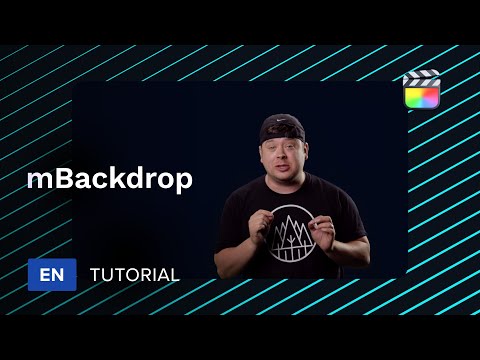 mBackdrop Tutorial - How to enhance your edits with animated backgrounds - MotionVFX