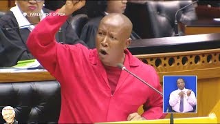 EFF Julius Malema - No Confidence Debate In Jacob Zuma