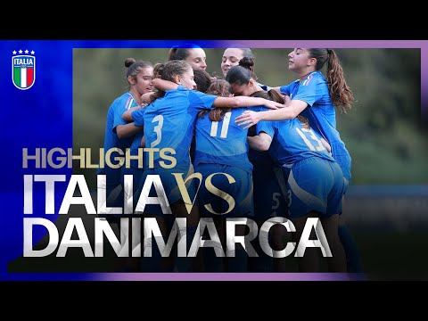 Highlights: Italia-Danimarca 1-0 | Under 19 Femminile | Amichevole