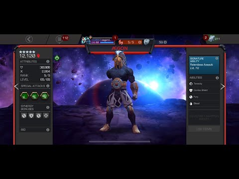 5 Star Aegon Rank 5 Rank Up! - Beyond God Tier Combo King - Marvel Contest of Champions