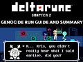 Deltarune Chapter 2 Genocide Weird Route Guide And Summary