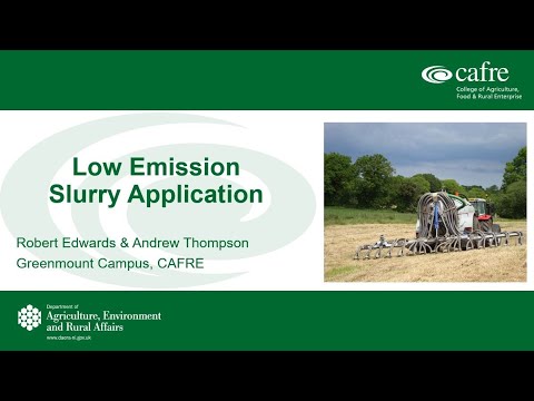 Low Emission​ Slurry Application with Robert Edwards and Andrew Thompson, Agriculture Advisers CAFRE
