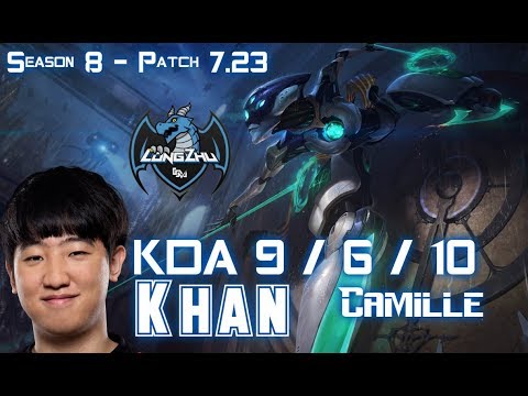 LZ Khan CAMILLE vs SINGED Top - Patch 7.23 KR Ranked