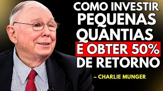 Charlie Munger explica: O método simples para fazer pouco dinheiro render muito #educaçãofinanceira