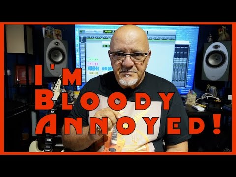 Gambale - I'm Bloody Annoyed. Guitarist is...well, as you can see, visibly annoyed. FIND OUT WHY!