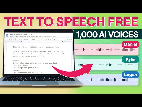 How to Convert Text to Speech for FREE (Tutorial)