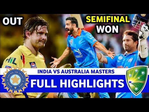 India Vs Australia International Masters League Semi Final Match Full Highlights 2025