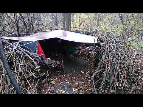 My Shelter - 1st Winter Living in a Tent.