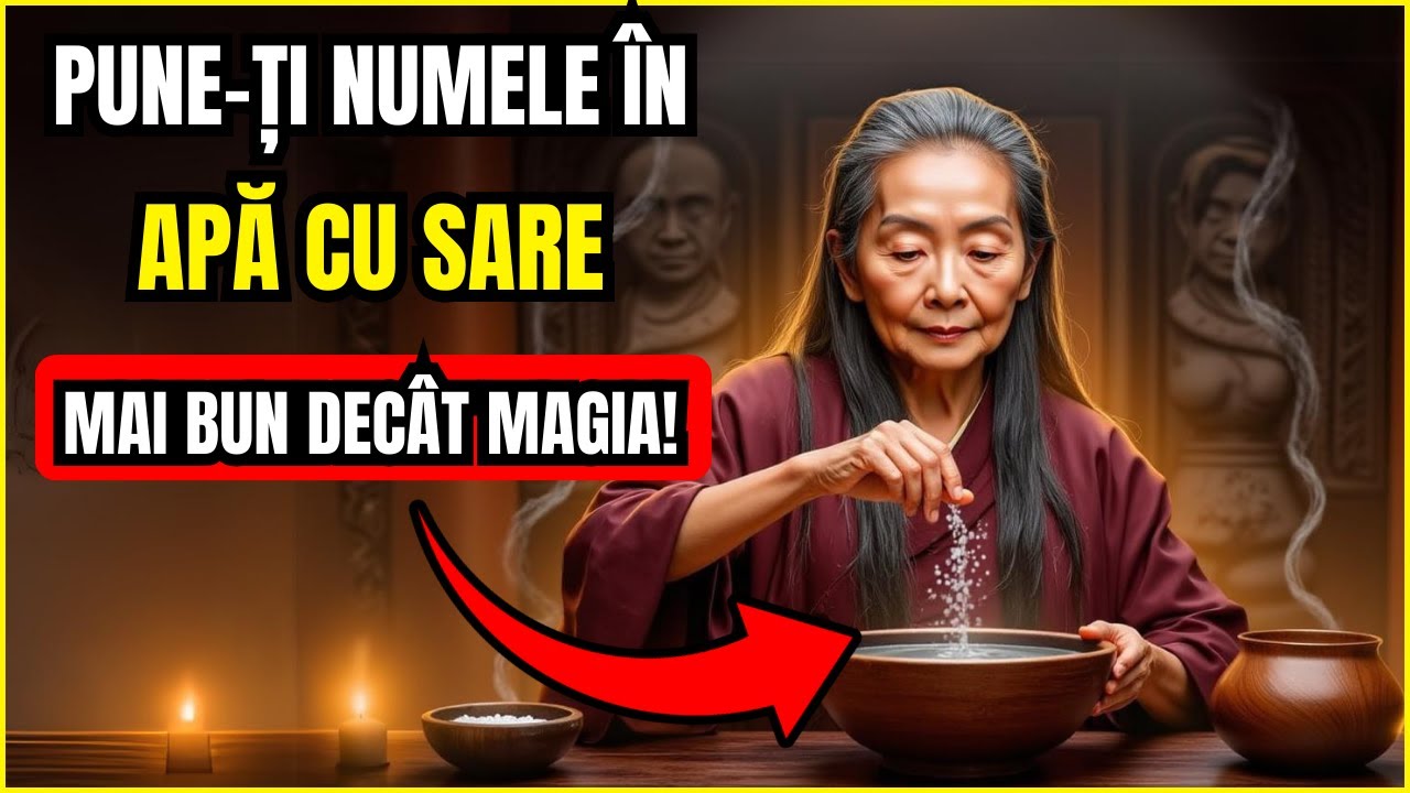 NUMELE tău în APĂ cu SARE | RITUAL BUDIST pentru ABUNDENȚĂ