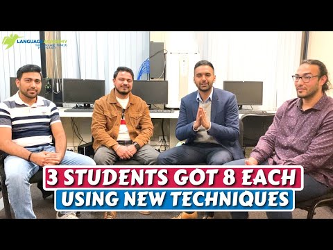 3 Students Got 8 Each in PTE | Using New Speaking & Listening Techniques | Language Academy