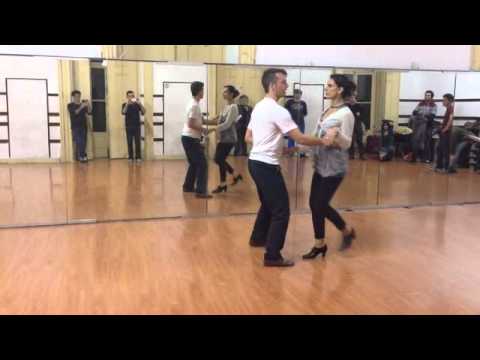 Lindy Hop Fluência, Mód C - Dançar Lento, Nejc Zupan & Abeth Farag, Lisboa, 2013.02.04