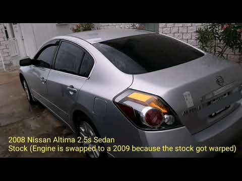 2008 Nissan Altima 2.5s Sedan Engine Rev