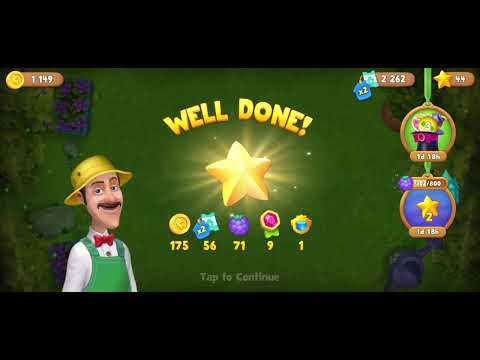 New Levels 10950 - 10965 ▪︎ Golden Cup 1 - 7 ☆ Gardenscapes by Anne