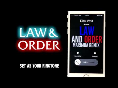 Law And Order Marimba Ringtone Video
