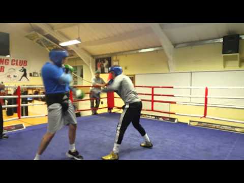 Rd 2 sparring Anthony Fitzgerald Jan 2016