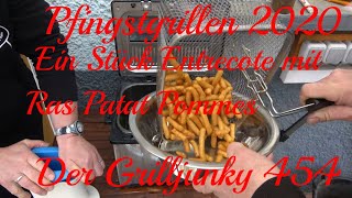 Ein Stück Entrecote mit Ras Patat Pommes - Pfingstgrillen 2020 - Der Grilljunky  454
