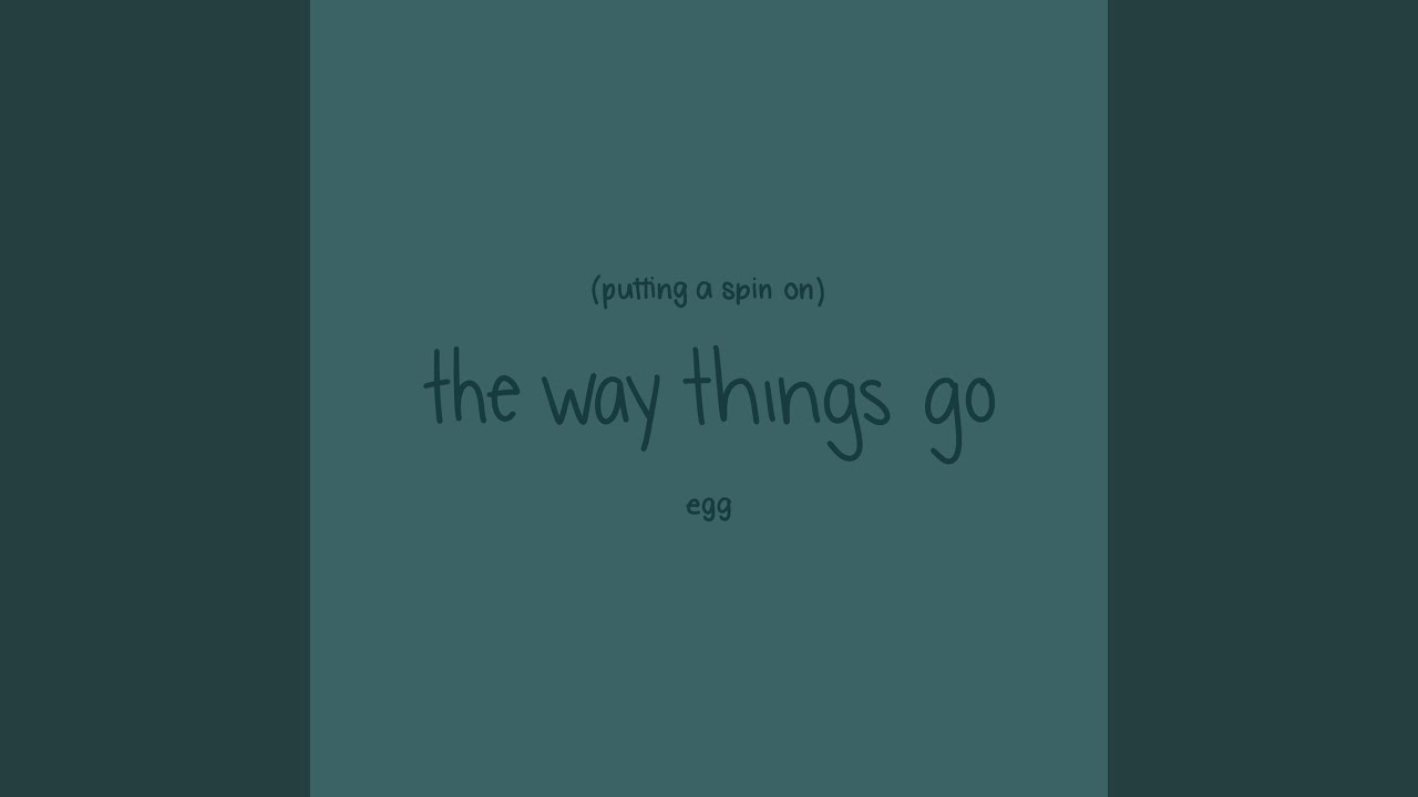 putting a spin on the way things go