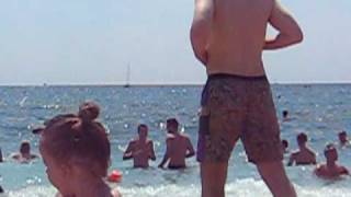 Family day at the Beach French Riviera