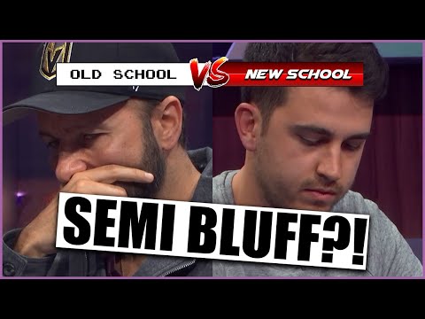 The SEMI BLUFF - Old School VS New School Poker Analysis Episode 9