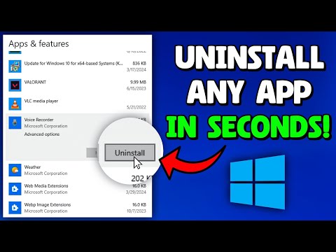 How To Uninstall Apps On Windows 10 | How To Delete Apps In Laptop