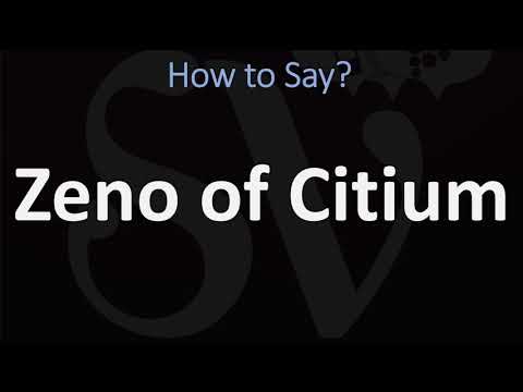 How to Pronounce Zeno of Citium? (CORRECTLY)