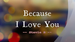 Because I Love You - Stevie B / with Lyrics