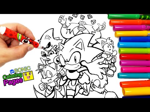 Sonic Team - Coloring Pages NEW Sonic 3Tails,Knuckles Tobu - Infectious [NCS Release]