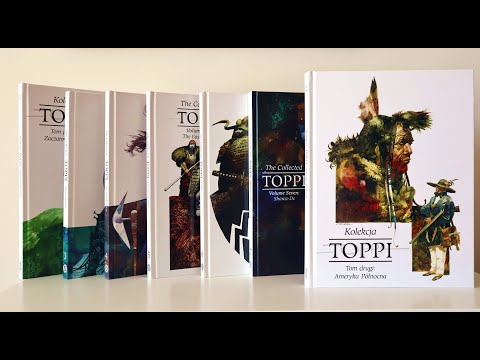 Sergio Toppi w Ameryce Północnej (Toppi. Kolekcja. Tom drugi. Wydawnictwo Lost In Time).