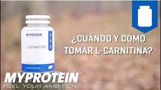 ¿Cuándo y cómo tomar L Carnitina